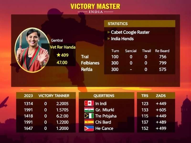 Victory Master Demographic Breakdown Victory Master India Player Statistics